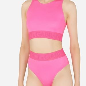 Dolce and Gabanna Bikini top and bottom with branded elastic! Sz5/XL
